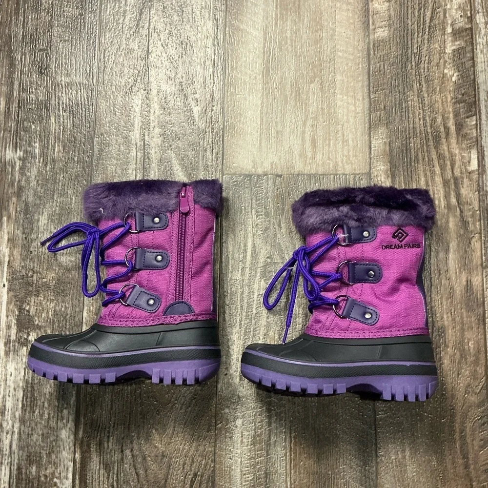 Dream Pairs Toddler Purple Winter Boots Size 9